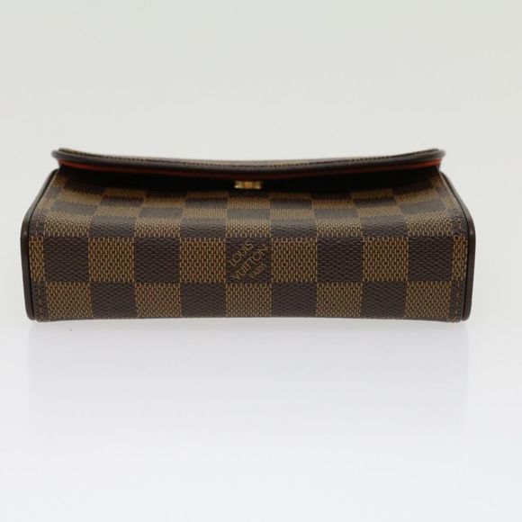 Pre Loved LOUIS VUITTON  Damier Ebene Pochette Florentine Waist Bag N51856 LV - Picture 6 of 15